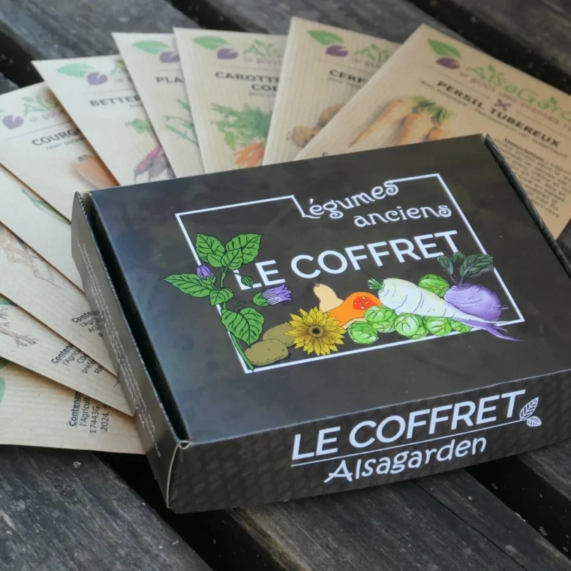 Coffret de graines Légumes anciens (10 variétés anciennes savoureuses)
