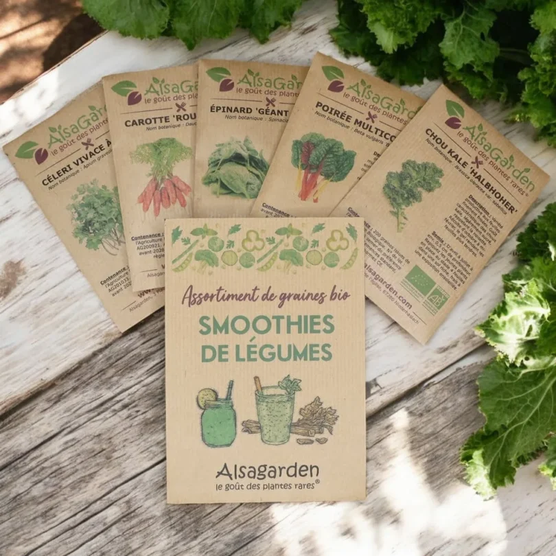 Assortiment Légumes pour Smoothies (5 Variétés de graines BIO)