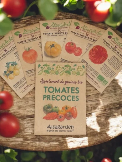 Assortiment Tomates Précoces (5 Variétés de graines BIO)