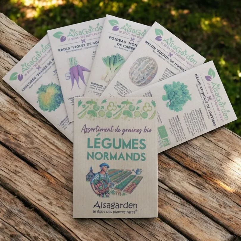 Assortiment Légumes Normands (5 Variétés de graines BIO)