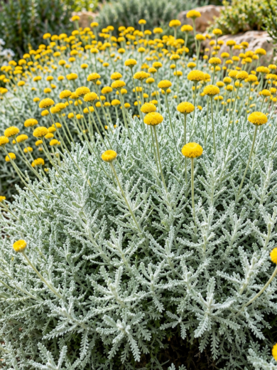 Santoline grise (Santolina chamaecyparissus) Graines