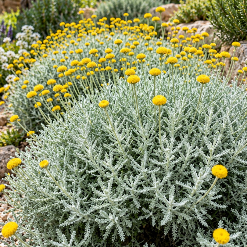 Santoline grise (Santolina chamaecyparissus) Graines
